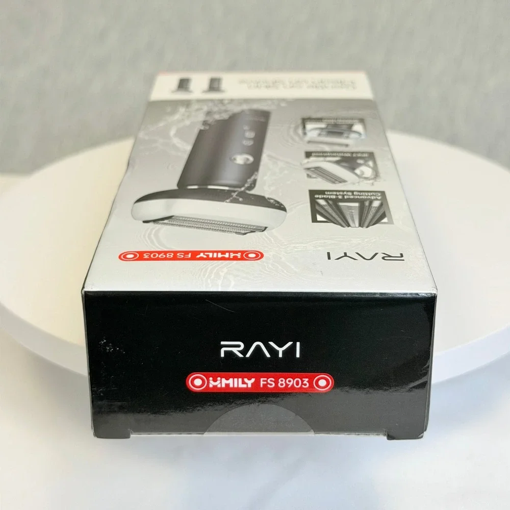 RAYI HMILY FS 8903 Electric Foil Shaver Men Waterproof IPX7 Black New